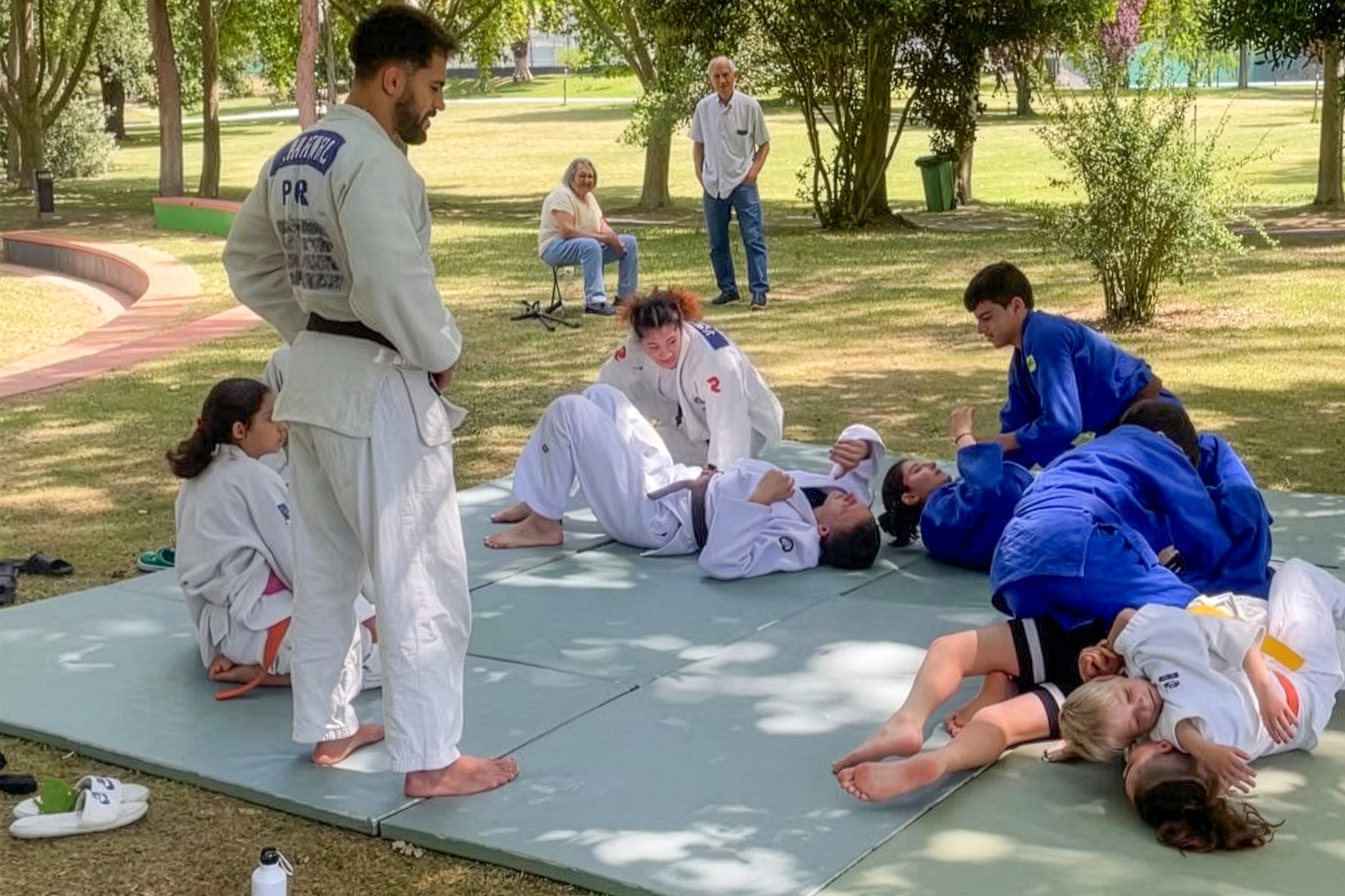 “. De Partida” - “Desportos no Jardim”, em Vanicelos - Judo