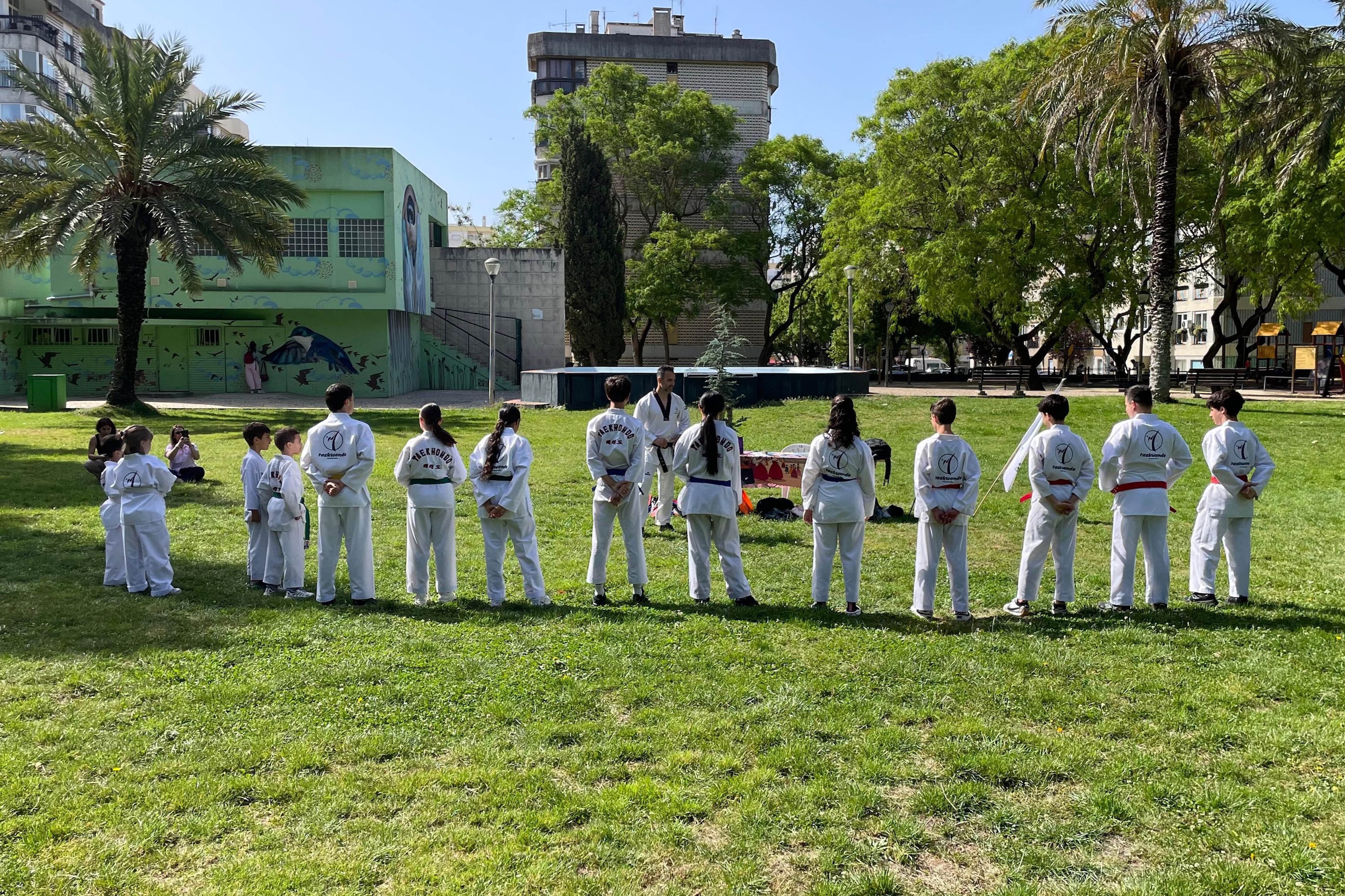 “. De Partida” - “Desportos no Jardim”, em Vanicelos - Taekwondo