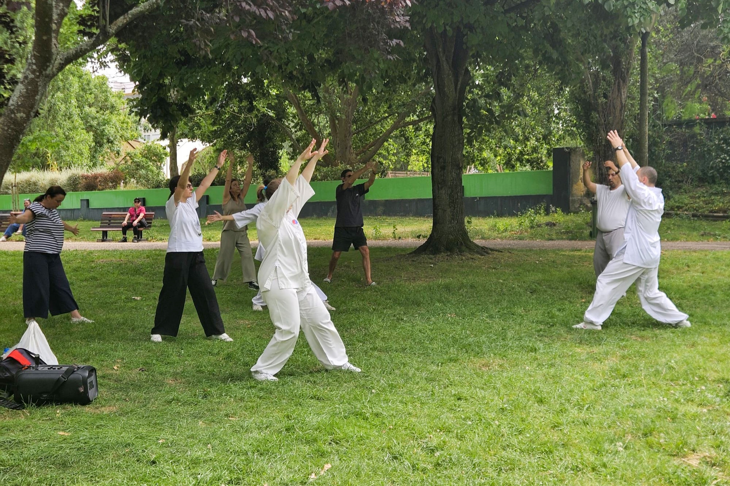 “. De Partida” - “Desportos no Jardim”, em Vanicelos - Tai Chi Chuan