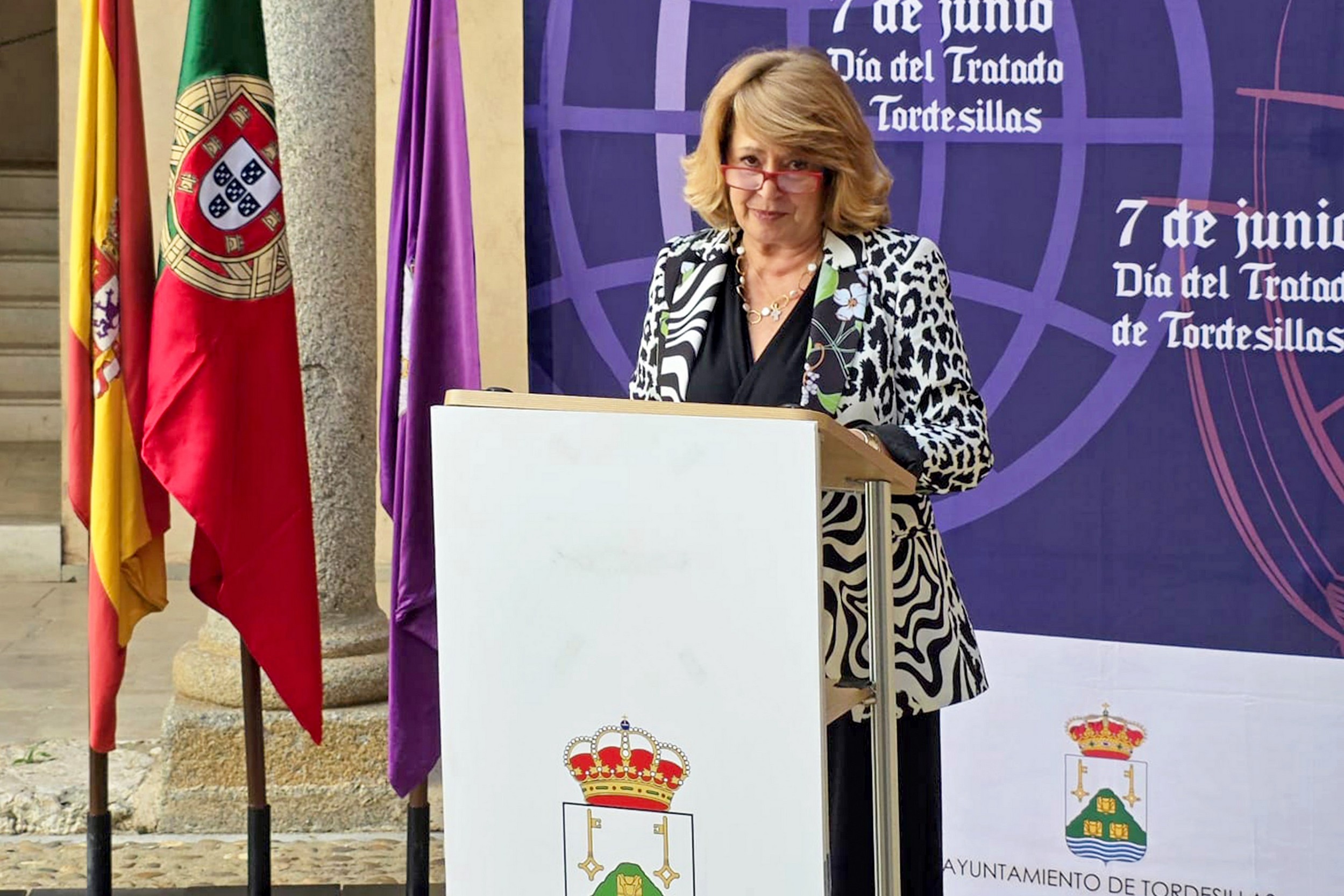A delegação da Câmara Municipal de Setúbal foi liderada pela presidente Maria das Dores Meira