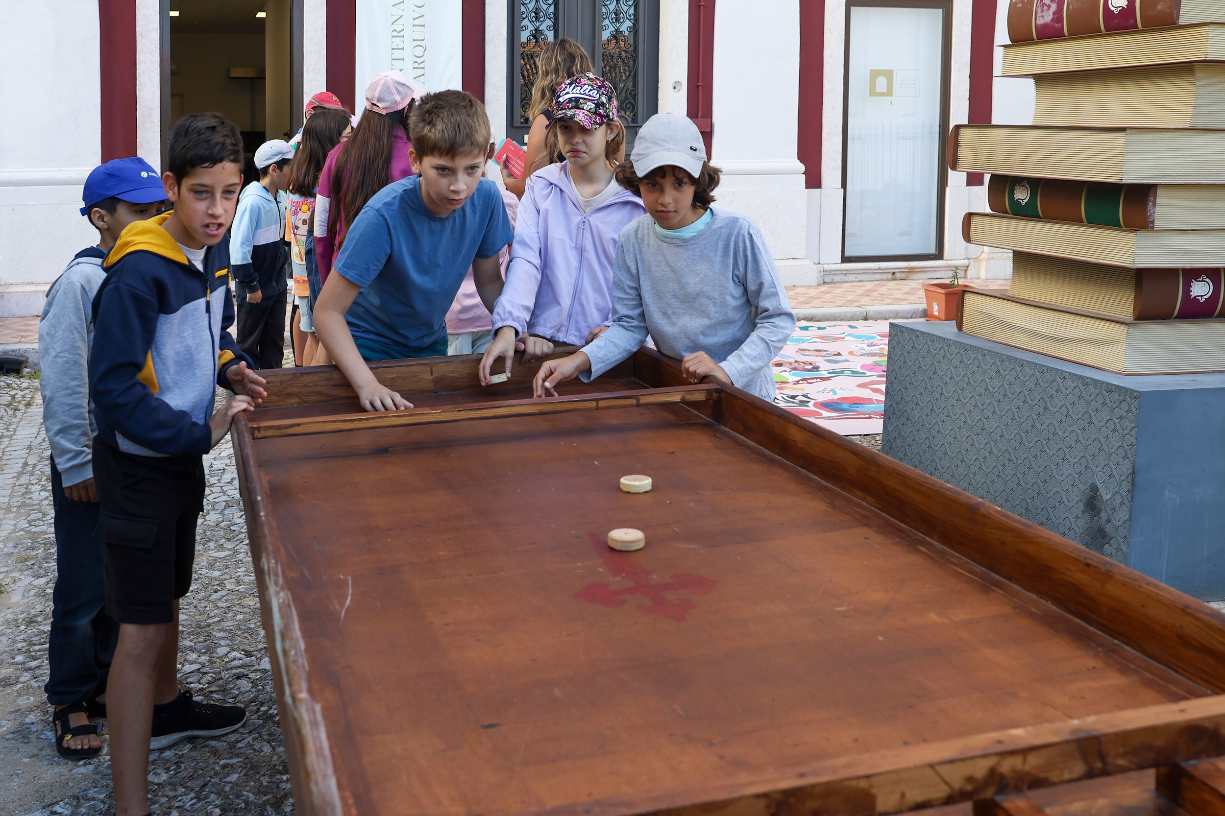 O programa de Setúbal desafiou os mais jovens a experimentar muitos jogos tradicionais.