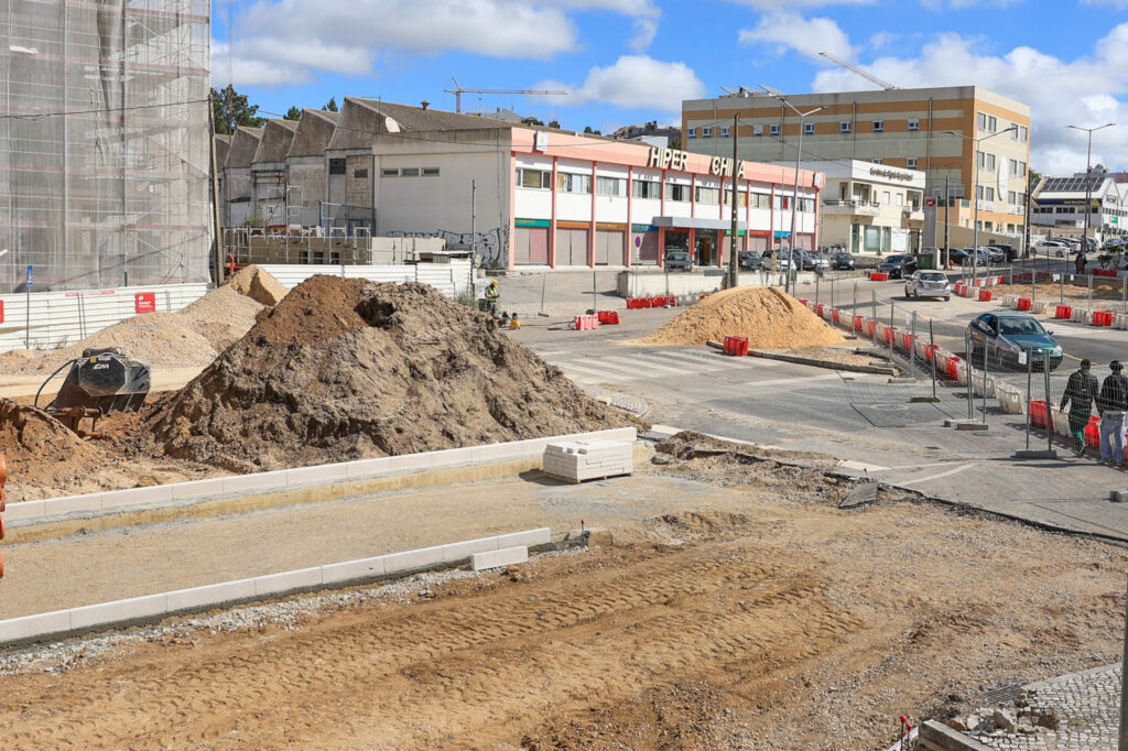 Avenida do Alentejo - Obras superfície