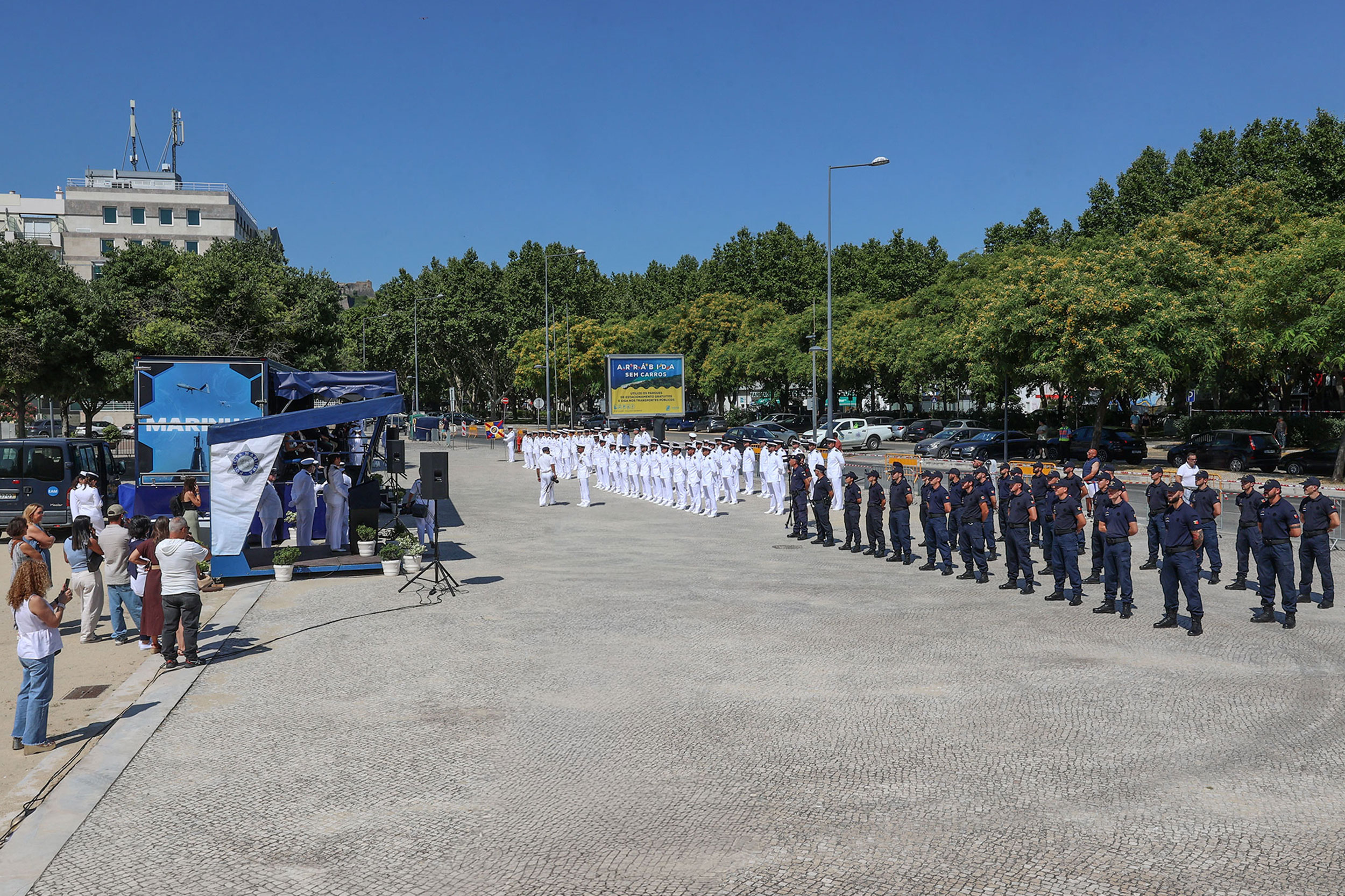 Cerimónia de compromisso de honra de formação de 25 novos agentes da Polícia Marítima