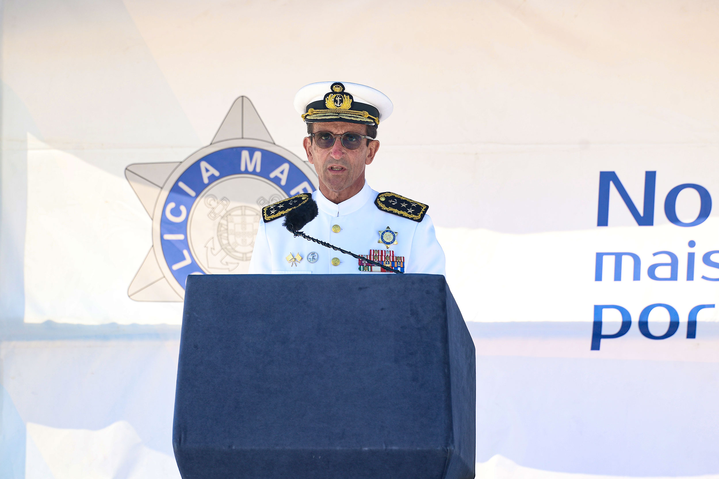 Cerimónia de compromisso de honra de formação de 25 novos agentes da Polícia Marítima