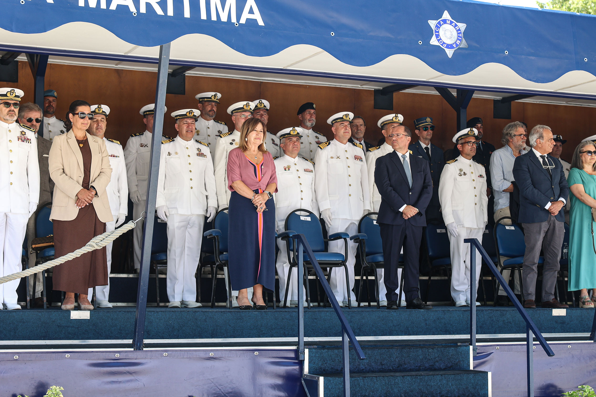 Cerimónia de compromisso de honra de formação de 25 novos agentes da Polícia Marítima