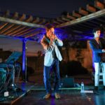 Concerto intimista do trio Monks na Meia Praia, composto por Gonçalo Sousa, Carlos Garcia e Gonçalo Naia