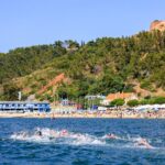 Prova de três quilómetros na modalidade de sprint knockout da Taça do Mundo de Natação em Águas Abertas