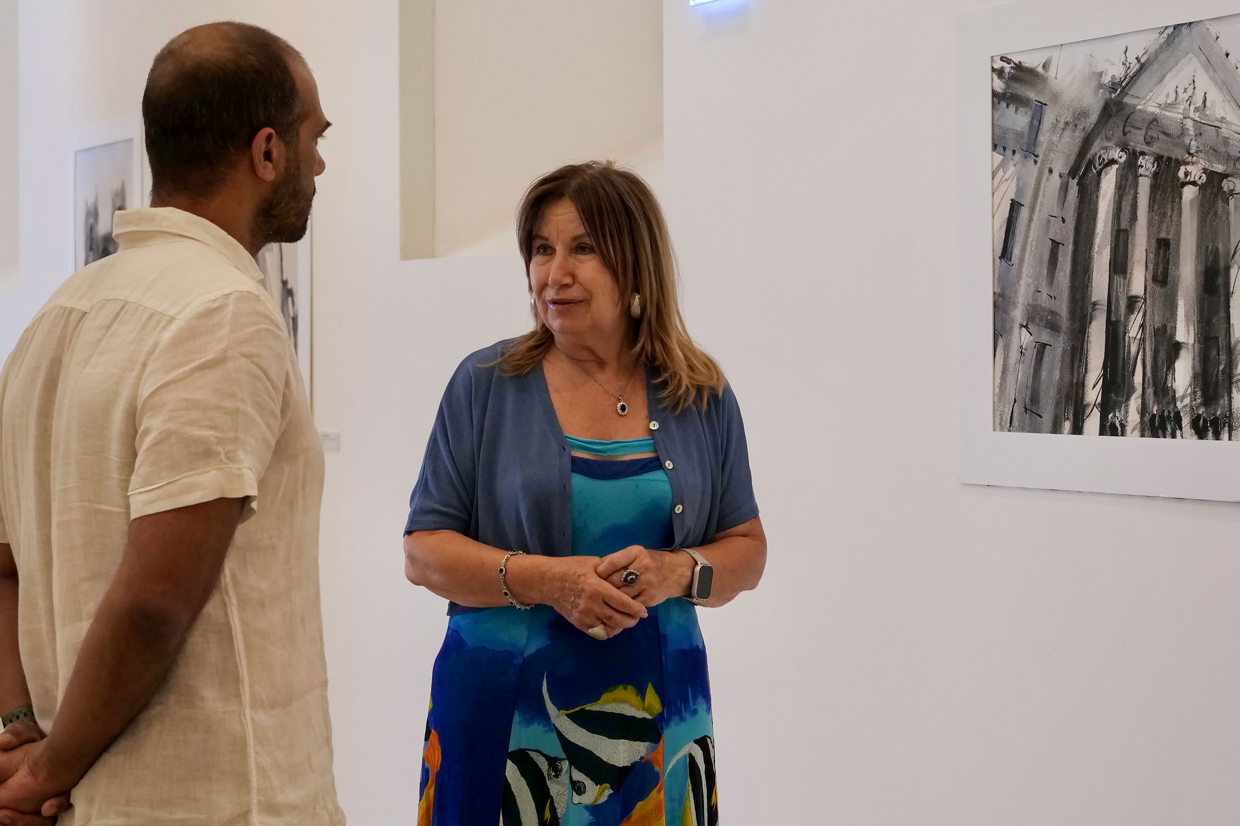 A inauguração contou com a presença da vice-presidente do município, Maria do Carmo Tiago