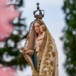 Após a missa, seguiu-se uma procissão