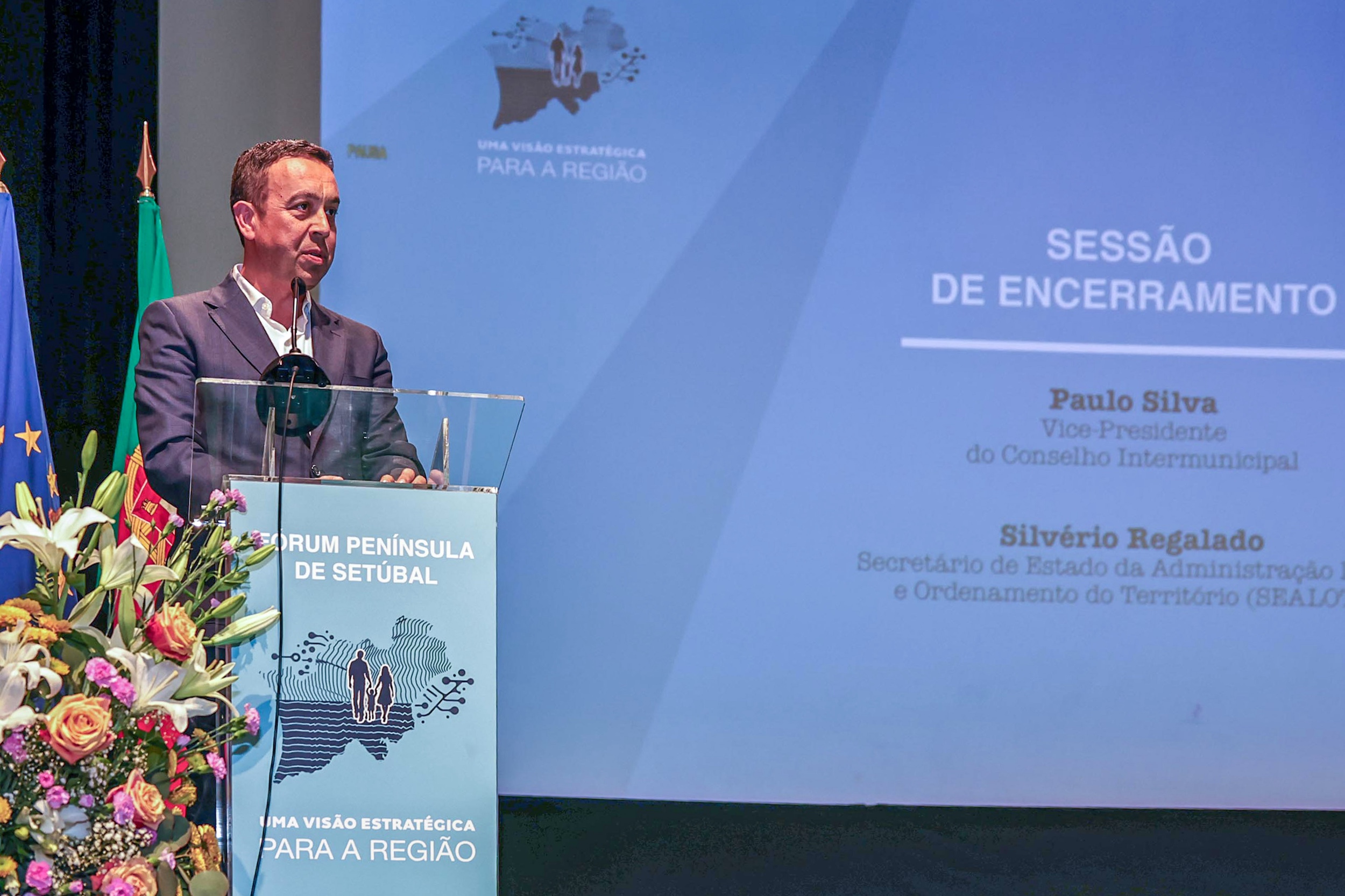 “Península de Setúbal — Uma Visão Estratégica para a Região” - secretário de Estado da Administração Local, Silvério Regalado (Foto: CM Palmela)