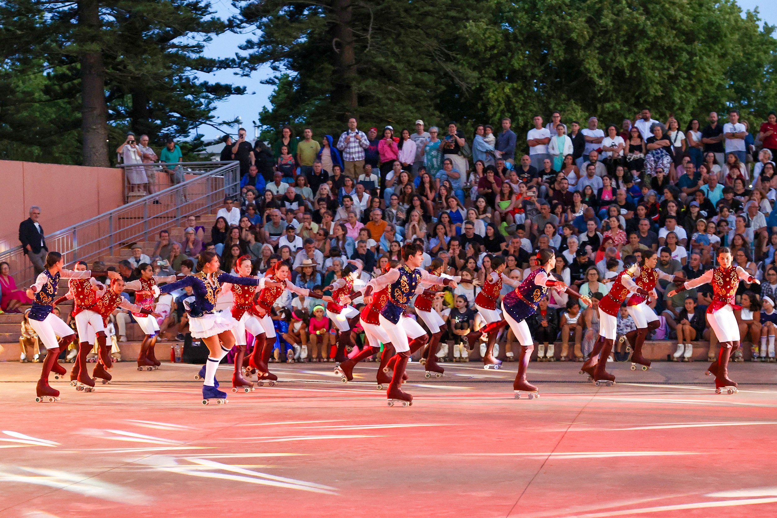 Patinar ao Luar - evento promovido pelo Clube de Patinagem do Sado, com o apoio da Câmara Municipal de Setúbal