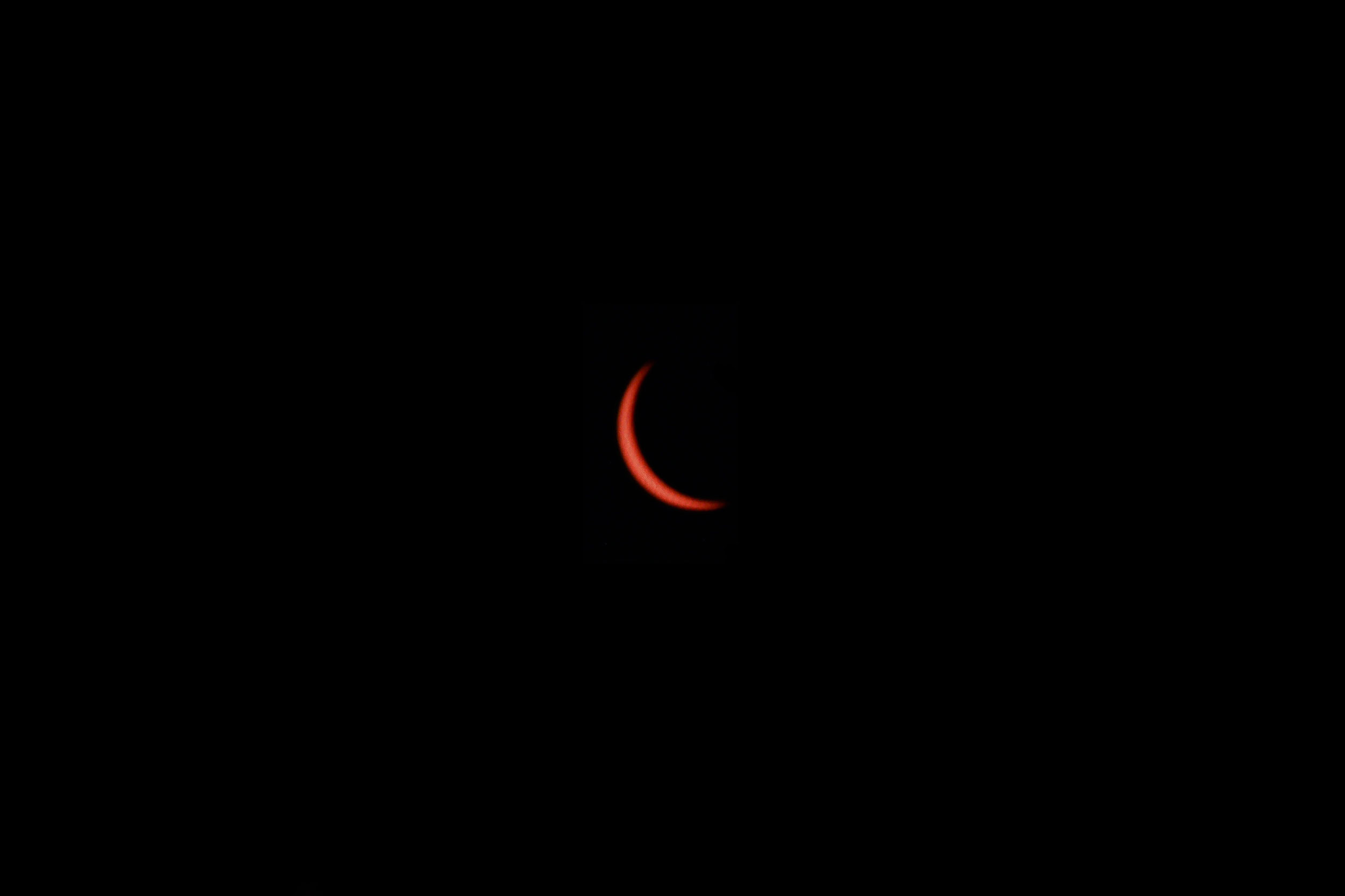 Observação do eclipse solar no Forte de São Filipe