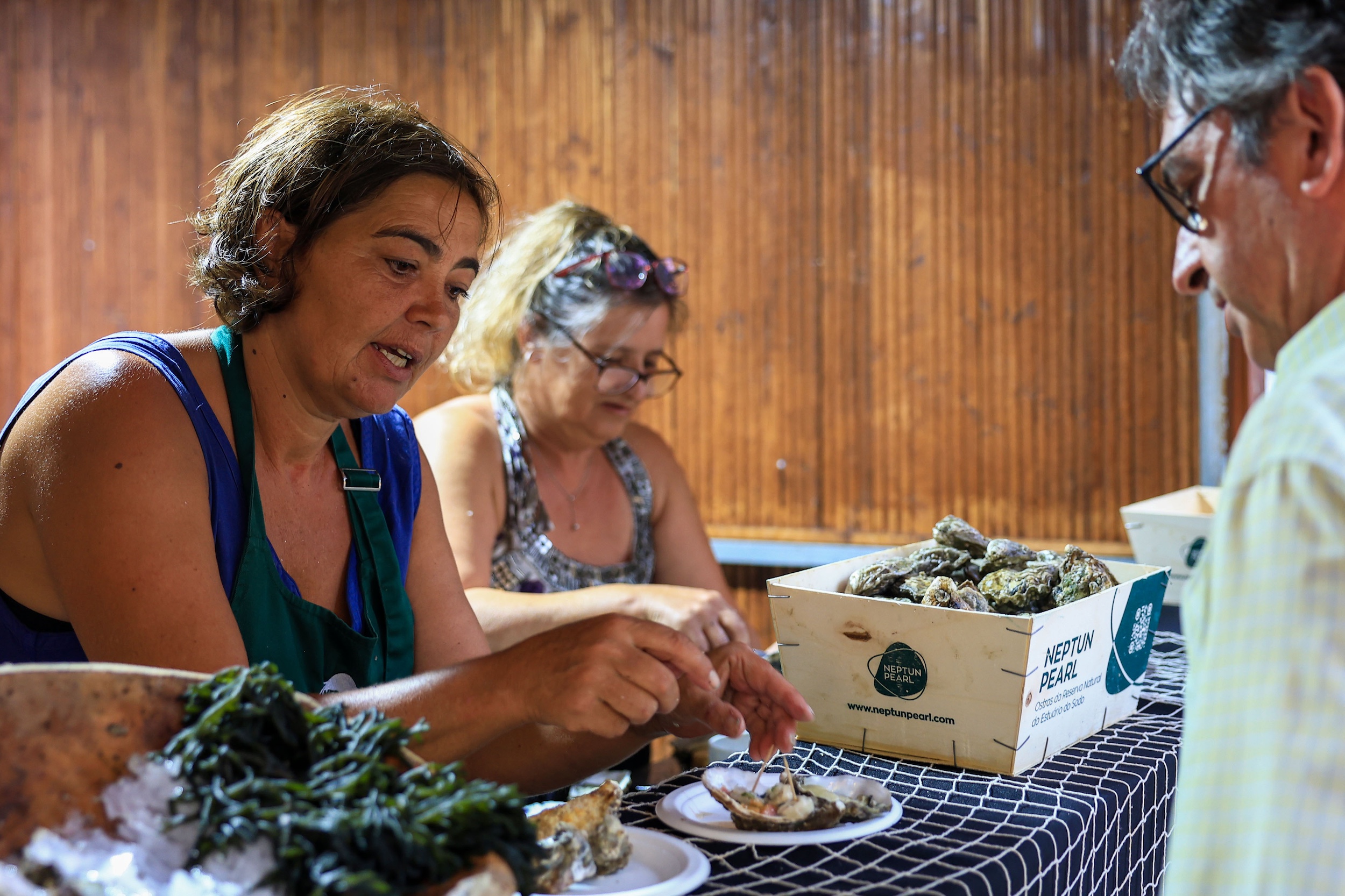 Choco e ostras podem ser saboreados de diferentes formas nos diversos stands gastronómicos