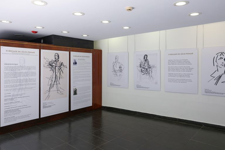 “O Bocage de Júlio Pomar”, exposição de desenhos que o pintor e artista plástico Júlio Pomar dedicou ao poeta setubalense Bocage