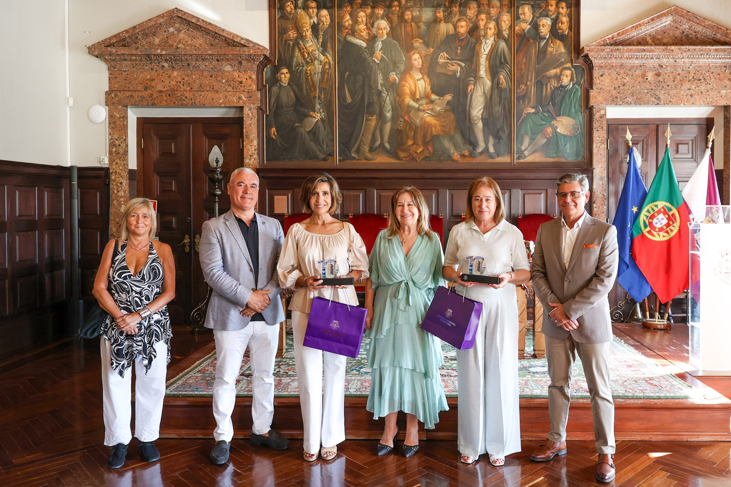 Representantes de vários municípios foram recebidos dos Paços do Concelho de Setúbal
