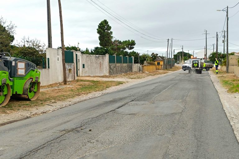 Rua de São Gonçalo em reparação