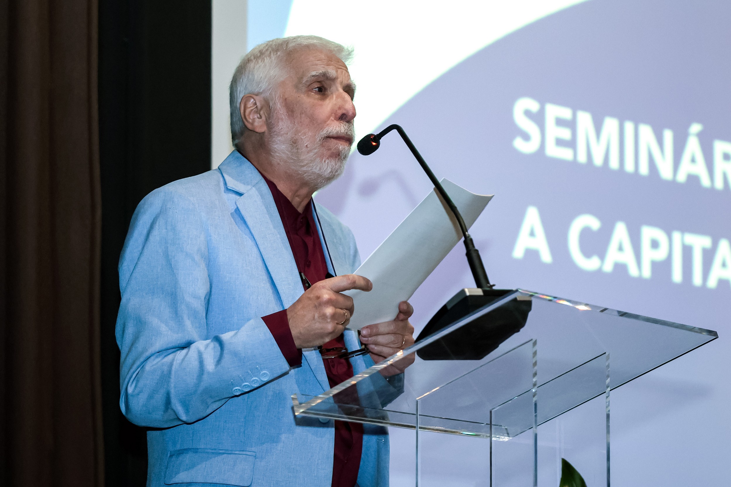 O professor universitário Fernando António Baptista Pereira é um dos embaixadores da candidatura setubalense