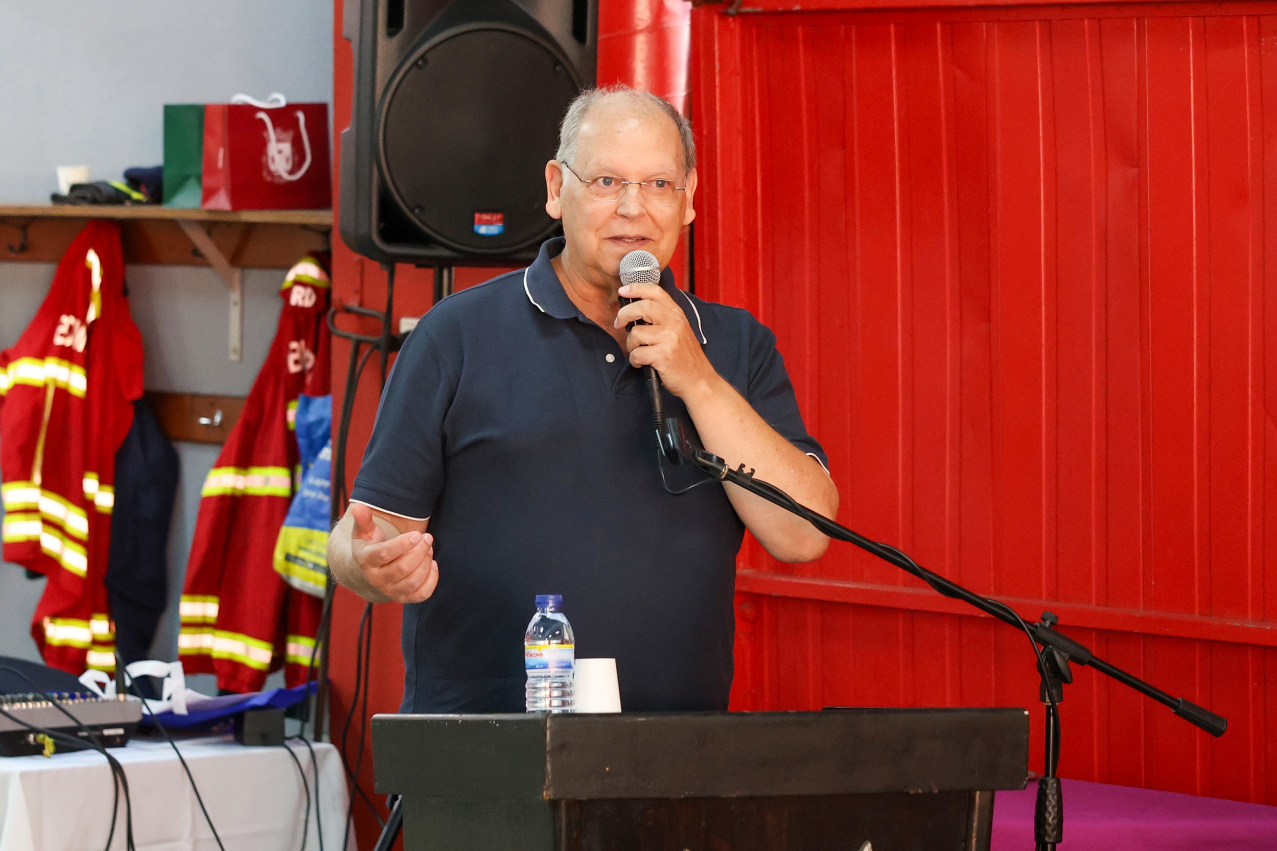 O presidente da Mesa da Assembleia-Geral da Associação Humanitária dos BVS, José Luís Bucho, agradeceu a homenagem que lhe foi prestada