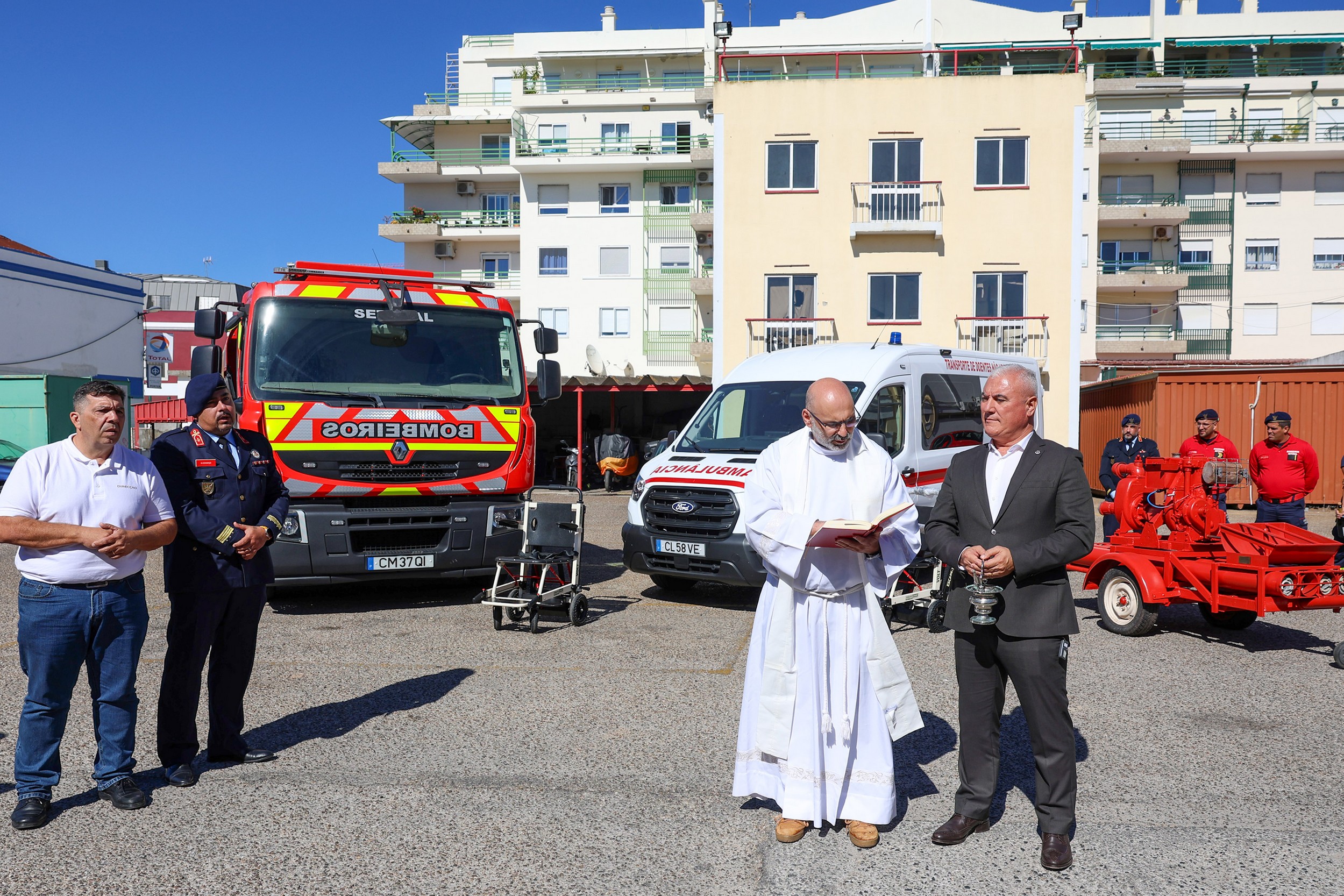 Comemorações do 143.º aniversário dos Bombeiros Voluntários de Setúbal - bênção dos novos equipamentos