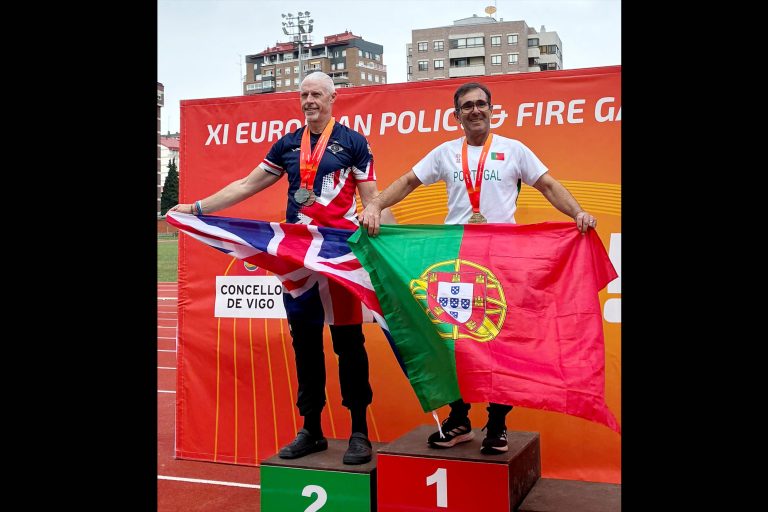 Jorge Parrulas é campeão no salto com vara dos XI European Police and Fire Games