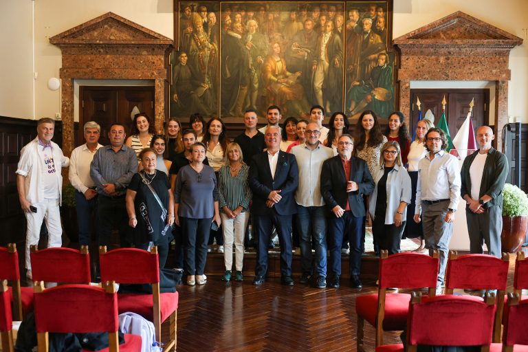 Receção a parceiros do projeto europeu da EDUGEP