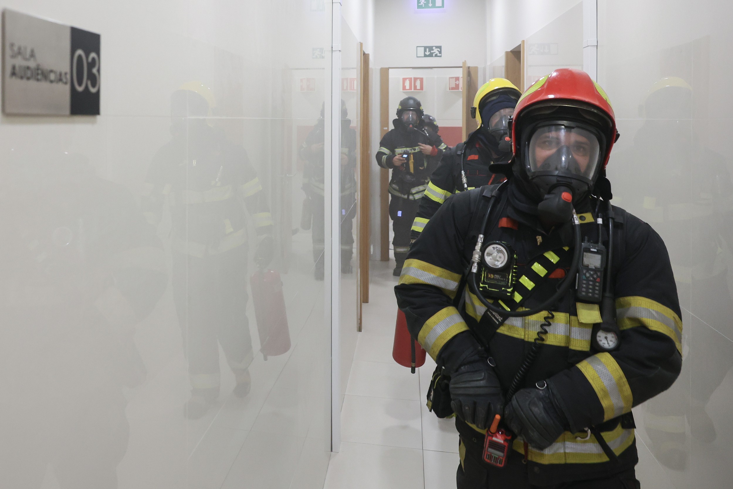 Simulacro testa segurança do Palácio da Justiça de Setúbal