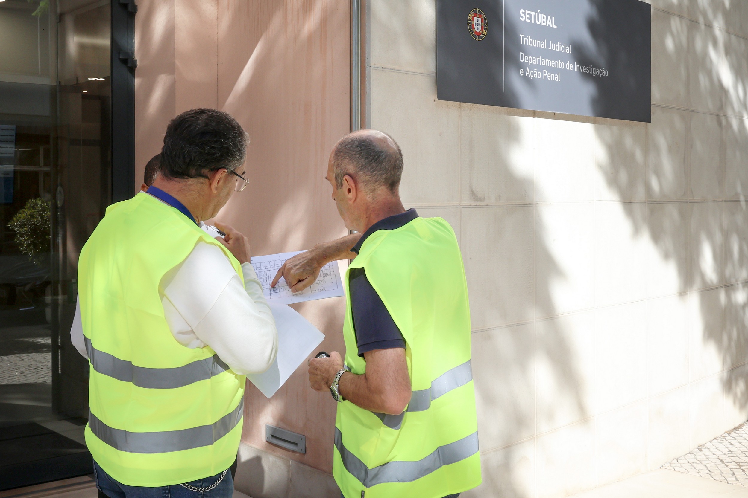 Simulacro testa segurança do Palácio da Justiça de Setúbal